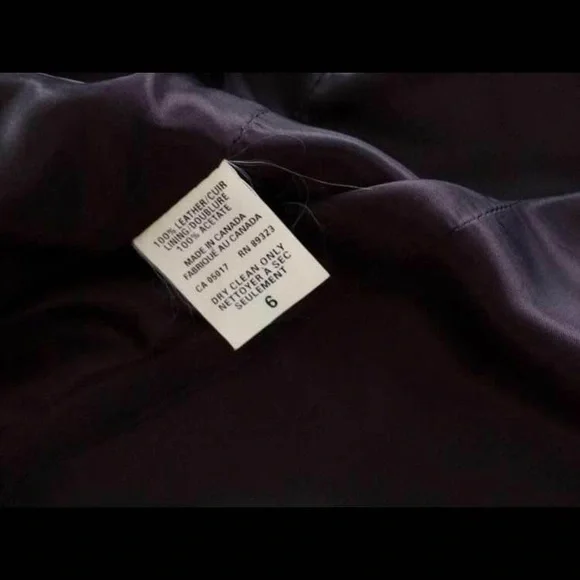 Leather jacket -Roots - Picture 3 of 10